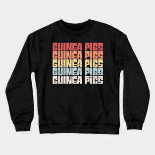 Retro Vintage GUINEA PIGS Crewneck Sweatshirt